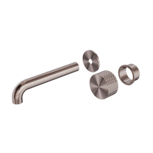 Opal Progressive Wall Basin/Bath Set 120mm Trim Kits Only Brushed Bronze