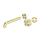 Opal Progressive Wall Basin/Bath Set 160mm Trim Kits Only Brushed Gold