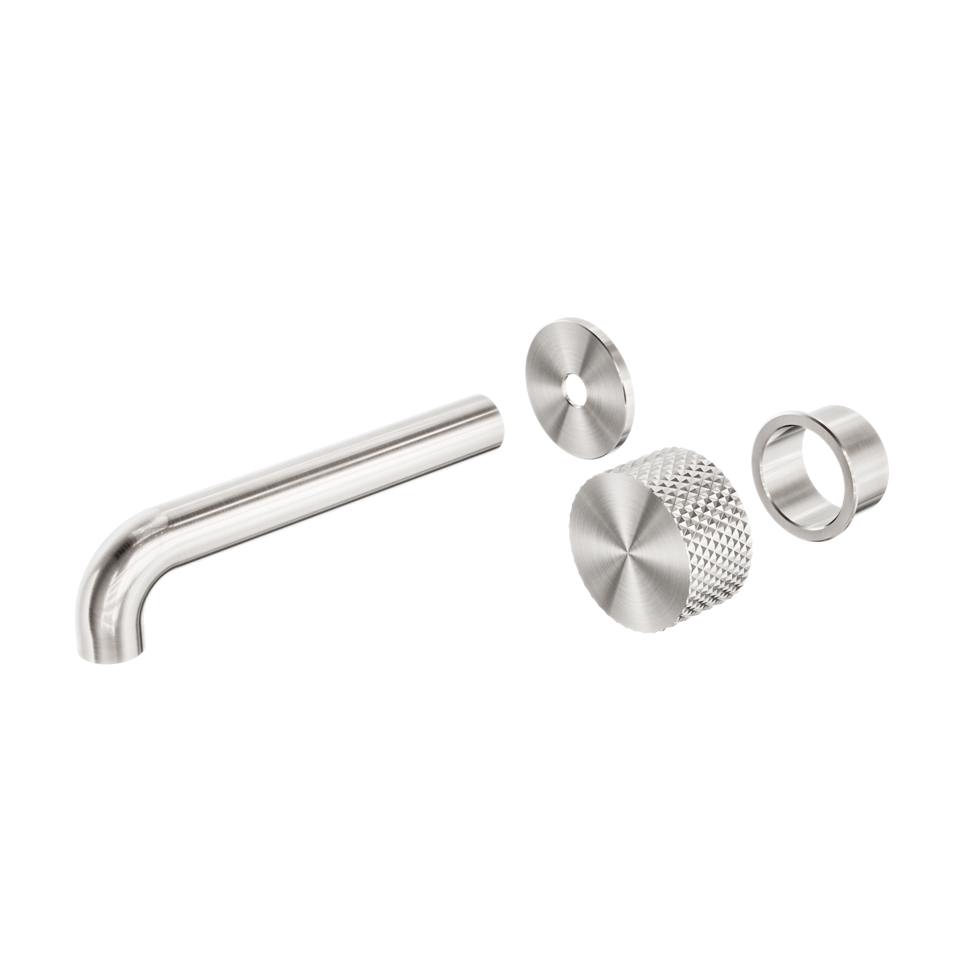 Opal Progressive Wall Basin/Bath Set 160mm Trim Kits Only Brushed Nickel