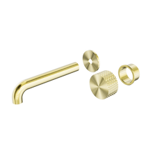 Opal Progressive Wall Basin/Bath Set 260mm Trim Kits Only Brushed Gold
