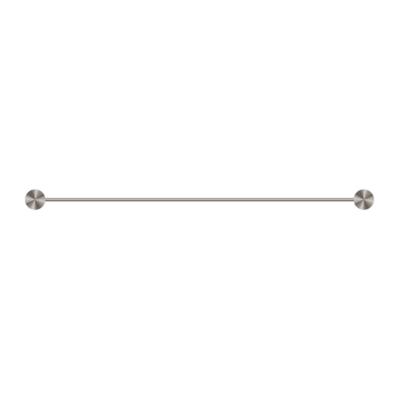 Opal Single Towel Rail 600mm Brushed Nickel