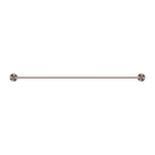 Opal Single Towel Rail 600mm Brushed Bronze