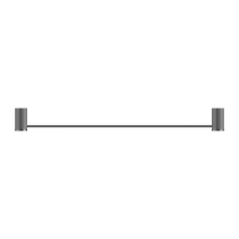 Opal Single Towel Rail 600mm Graphite