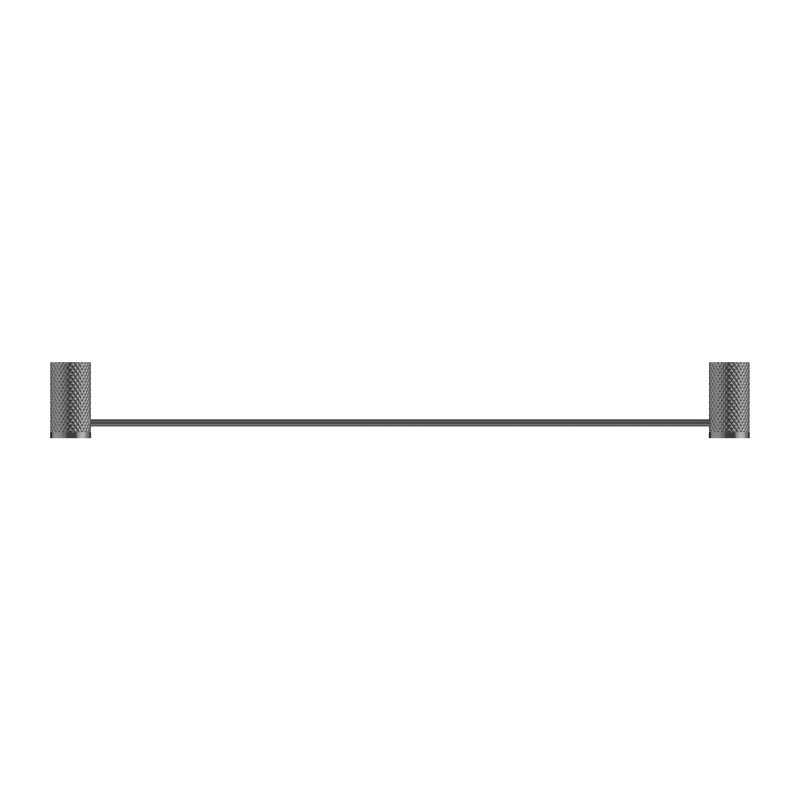 Opal Single Towel Rail 600mm Graphite