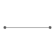 Opal Single Towel Rail 600mm Graphite