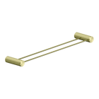 Opal Double Towel Rail 600mm Brushed Gold