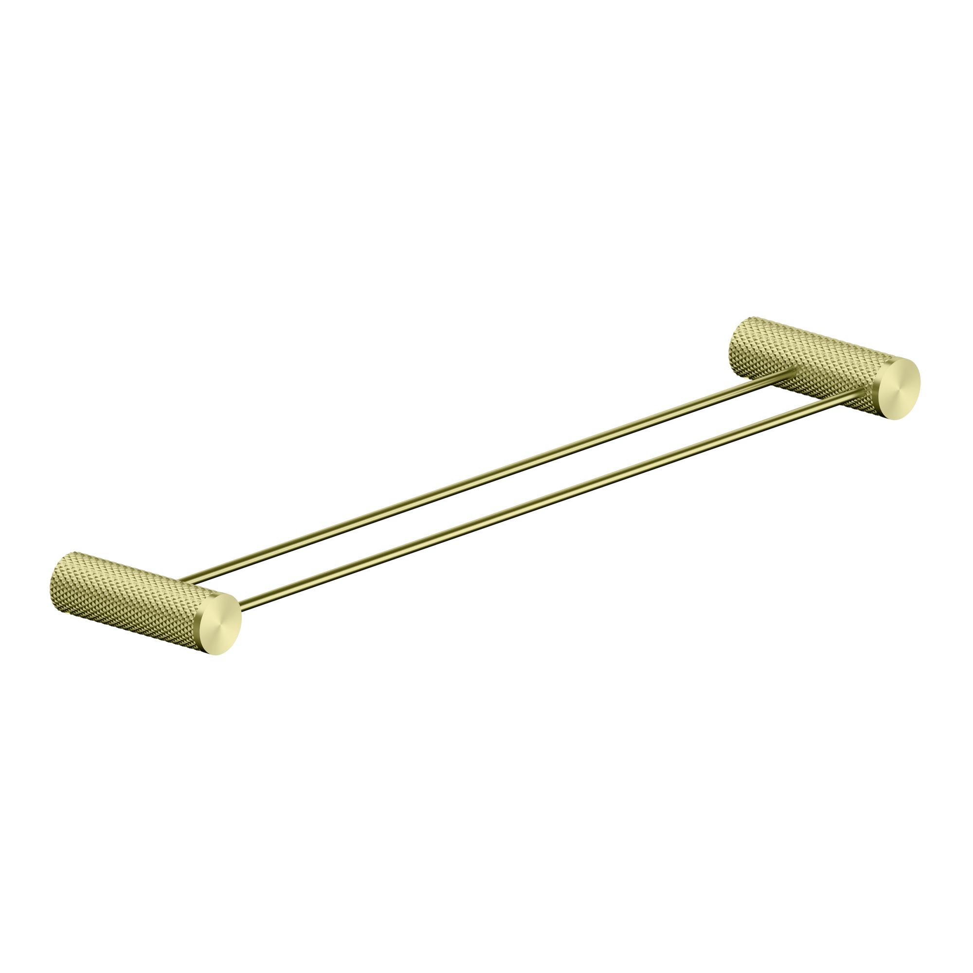 Opal Double Towel Rail 600mm Brushed Gold
