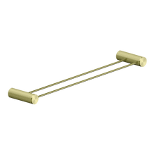 Opal Double Towel Rail 600mm Brushed Gold