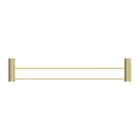 Opal Double Towel Rail 600mm Brushed Gold
