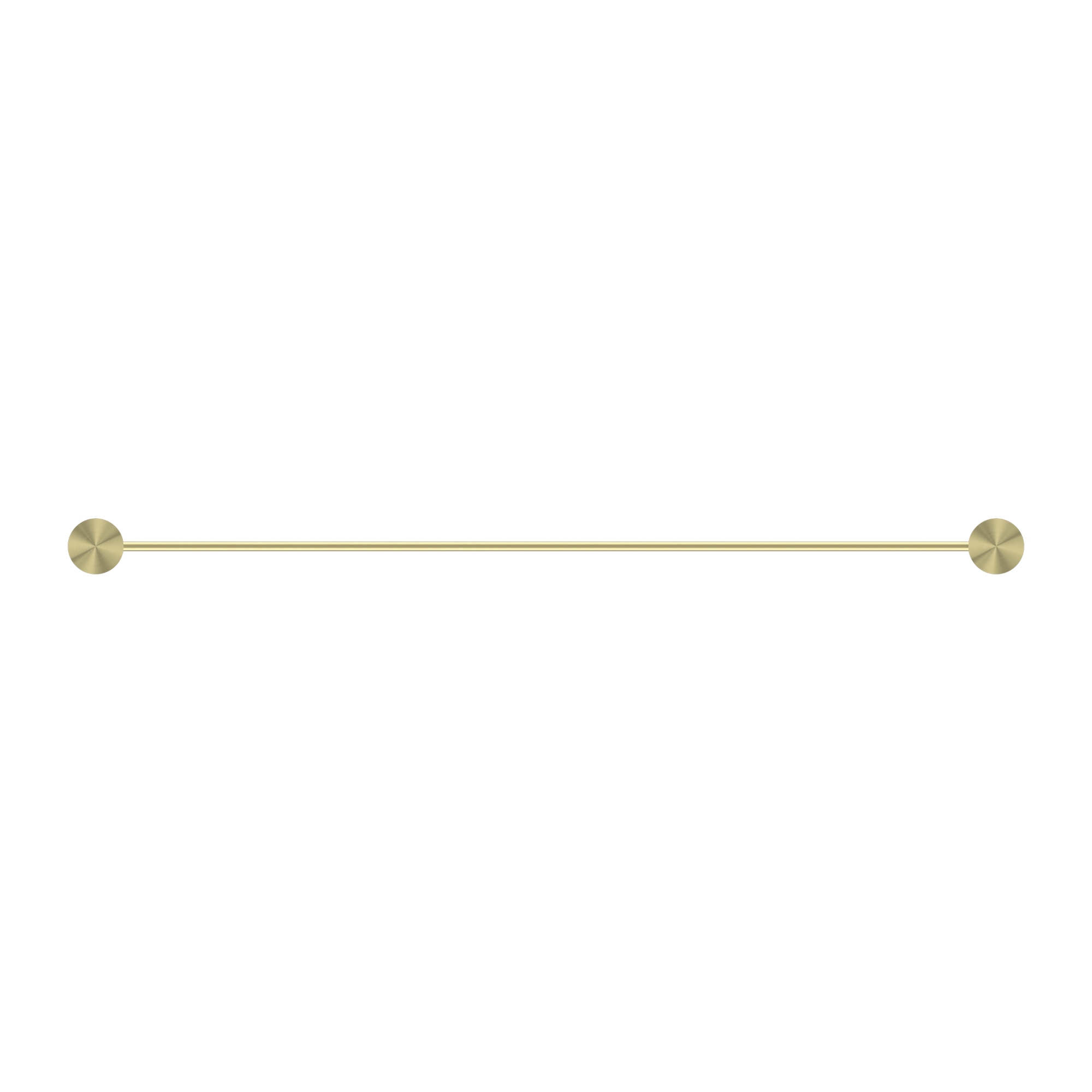 Opal Double Towel Rail 600mm Brushed Gold