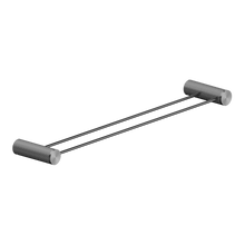 Opal Double Towel Rail 600mm Graphite