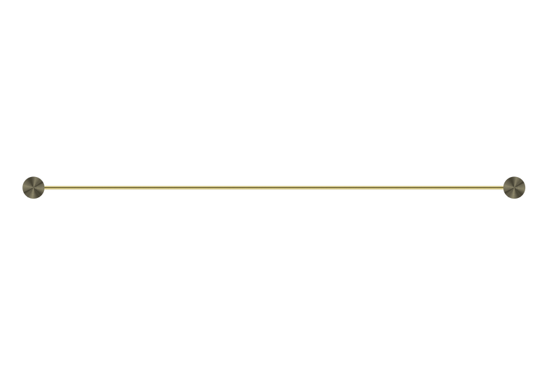 Opal Single Towel Rail 800mm Brushed Gold