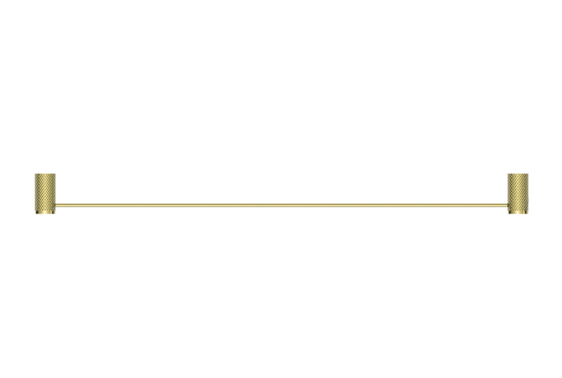 Opal Single Towel Rail 800mm Brushed Gold