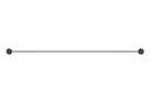 Opal Single Towel Rail 800mm Brushed Bronze