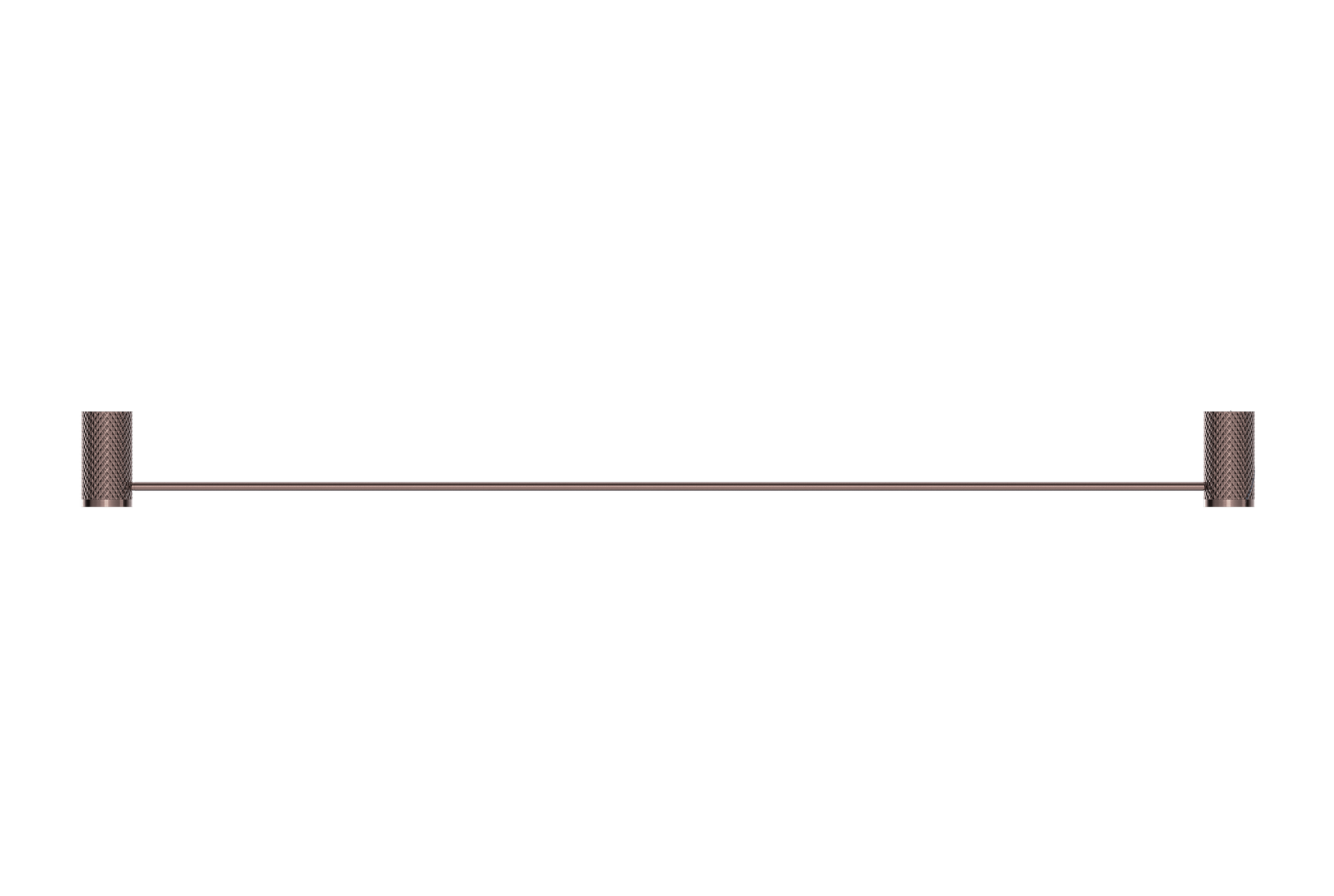 Opal Single Towel Rail 800mm Brushed Bronze