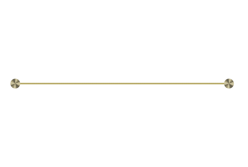 Opal Double Towel Rail 800mm Brushed Gold