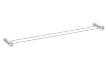 Opal Double Towel Rail 800mm Brushed Nickel