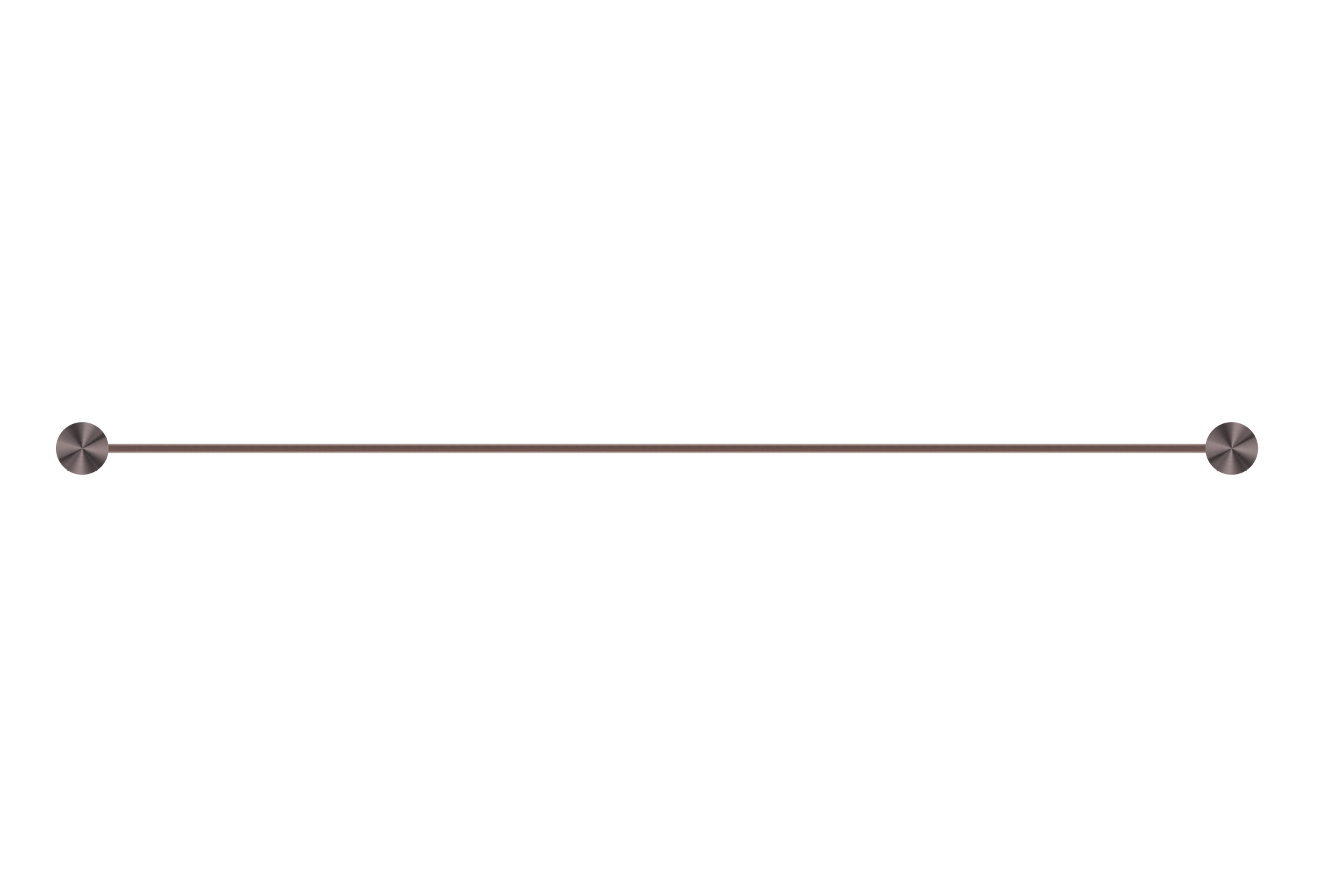 Opal Double Towel Rail 800mm Brushed Bronze