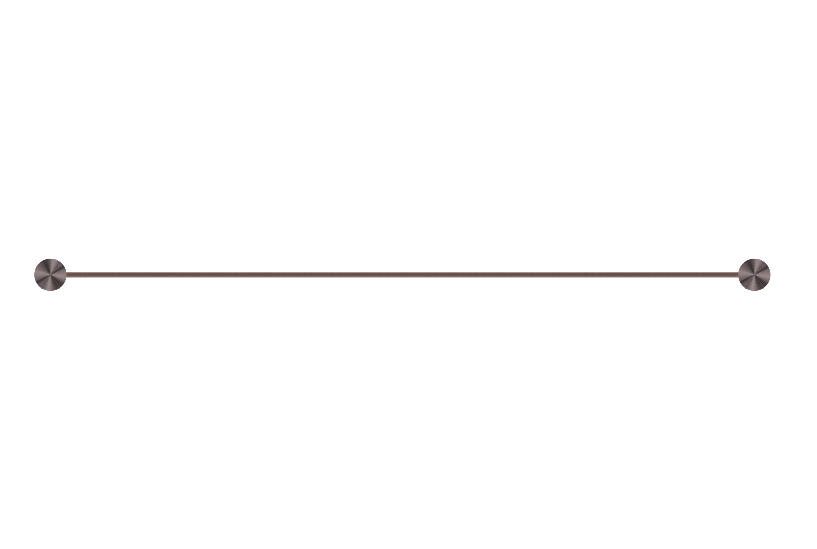 Opal Double Towel Rail 800mm Brushed Bronze