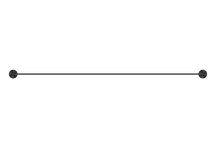 Opal Single Towel Rail 800mm Graphite