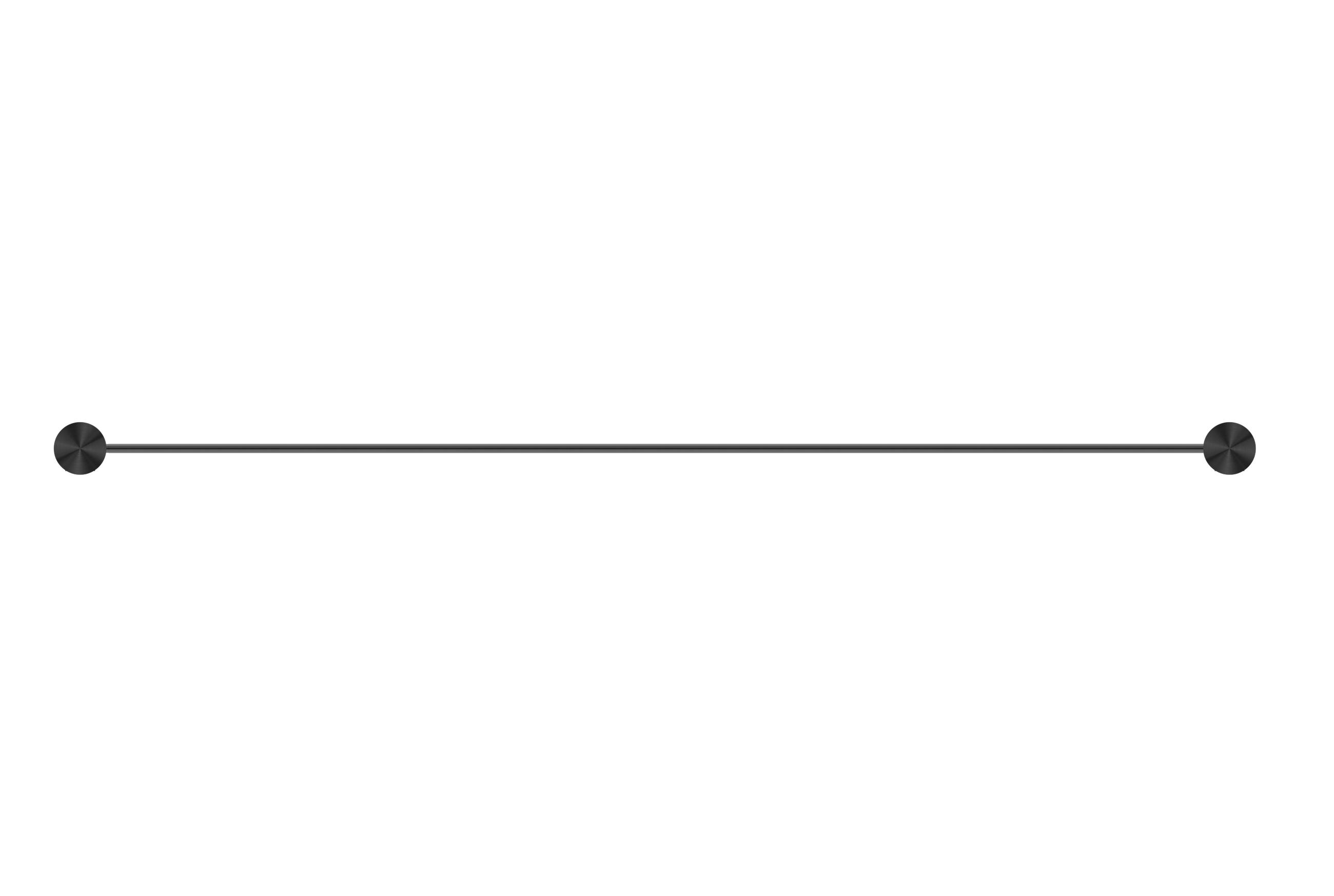 Opal Single Towel Rail 800mm Graphite
