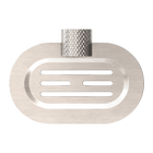 Opal Soap Dish Holder Brushed Nickel
