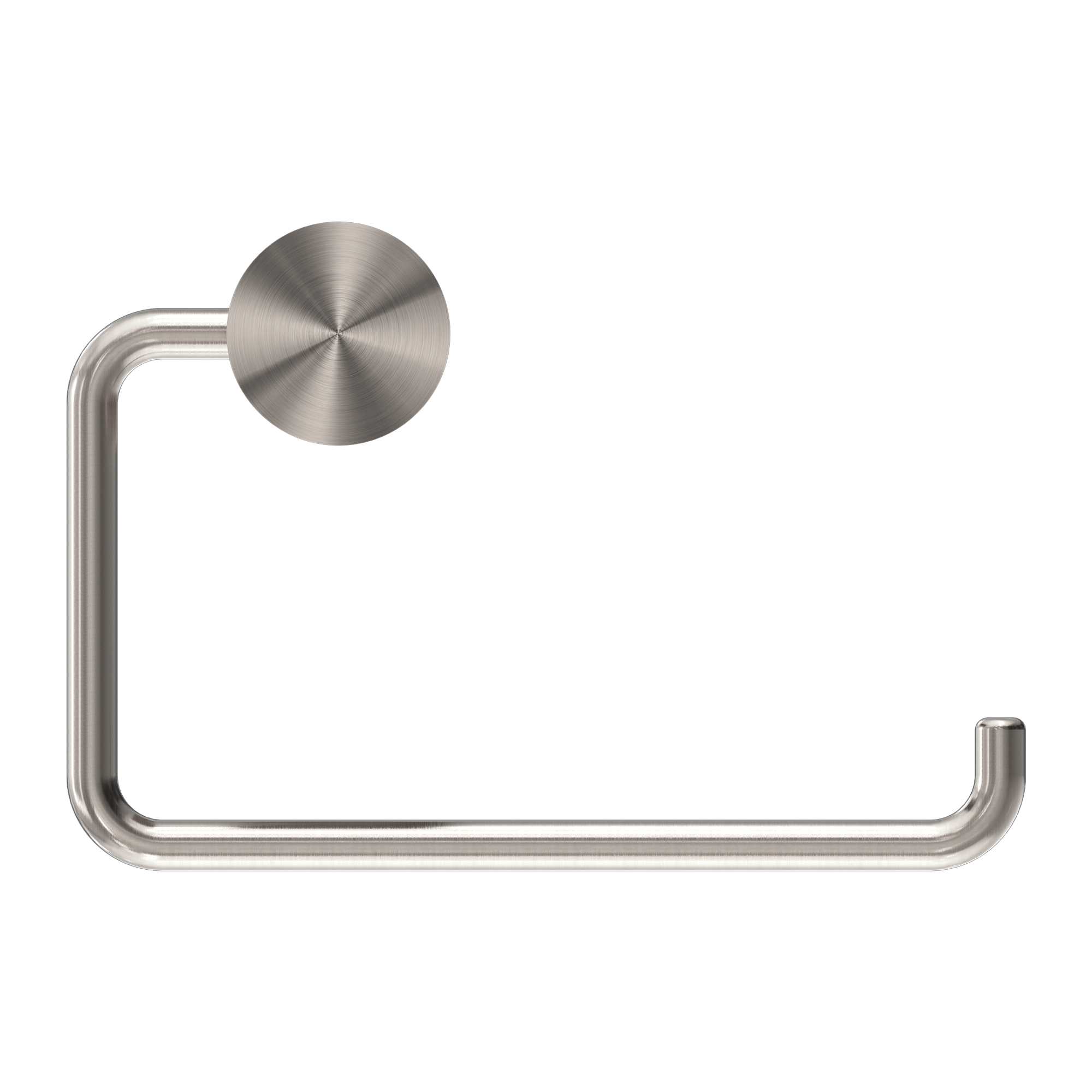 Opal Toilet Roll Holder Brushed Nickel