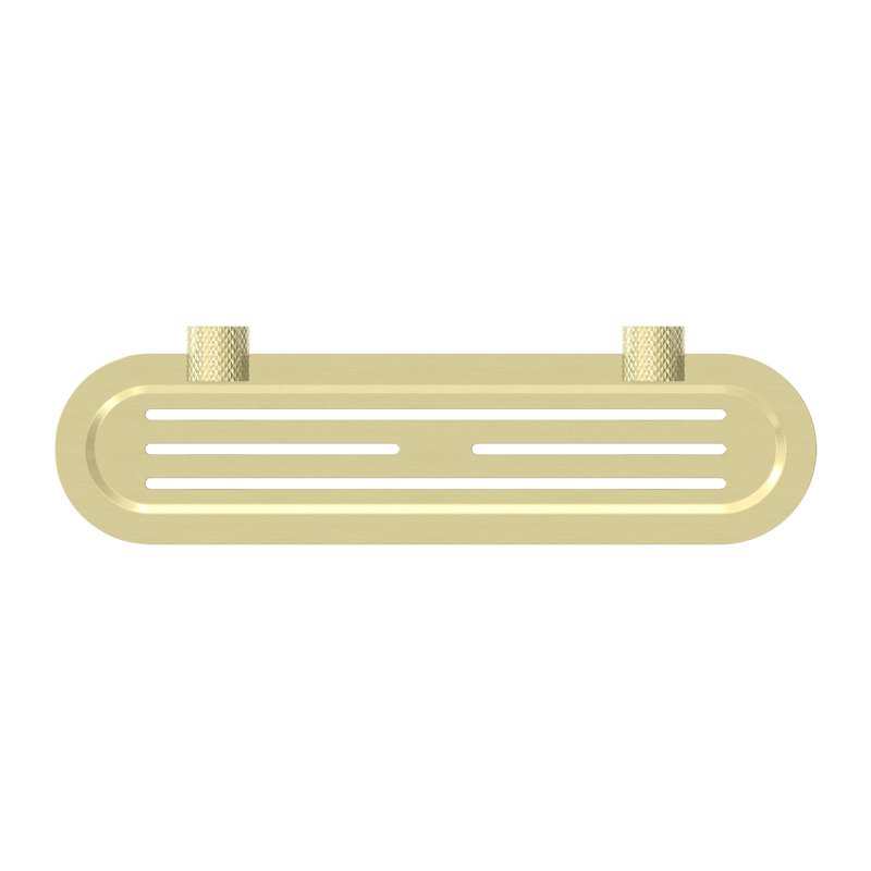 Opal Metal Shower Shelf Brushed Gold