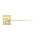 Opal Metal Shower Shelf Brushed Gold