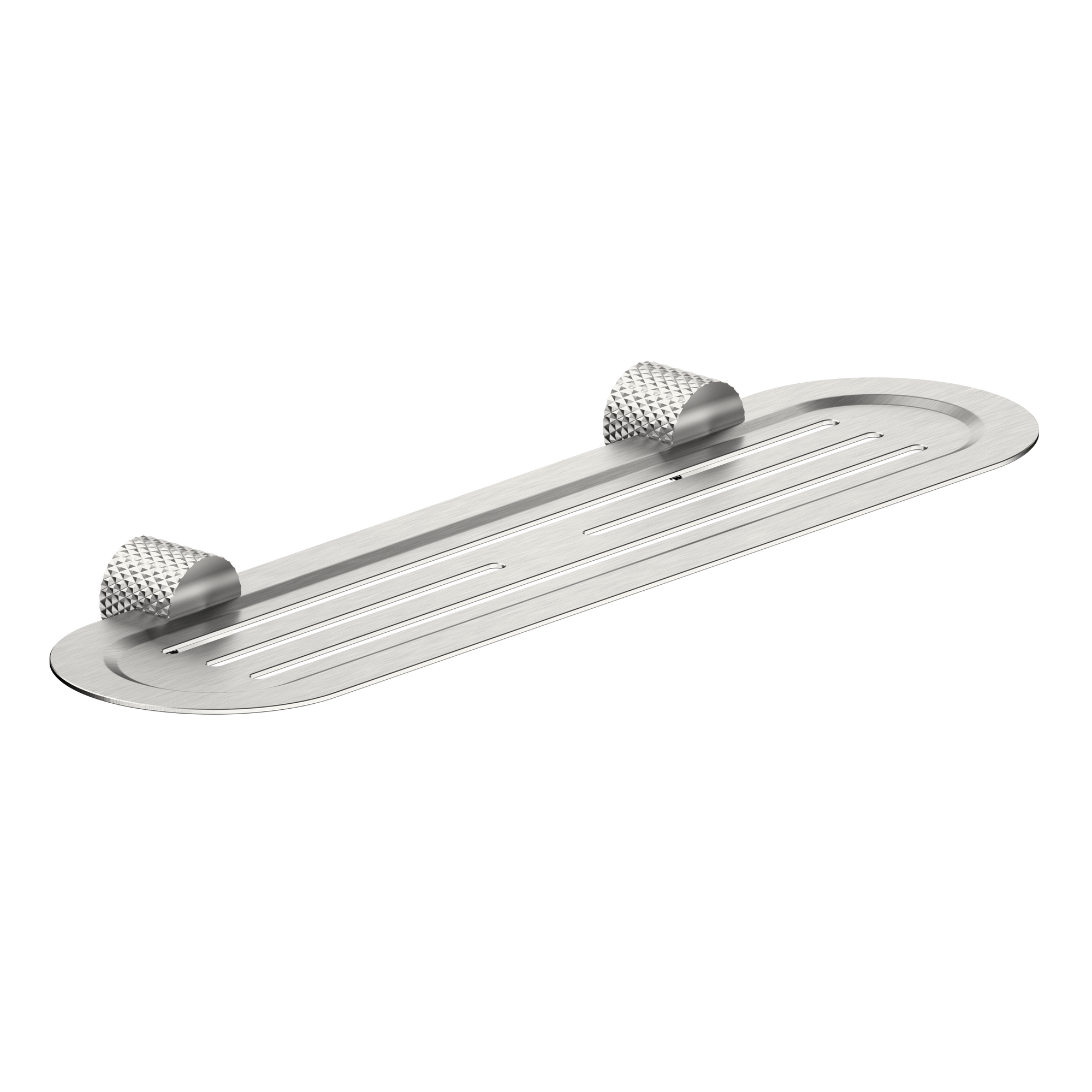 Opal Metal Shower Shelf Brushed Nickel