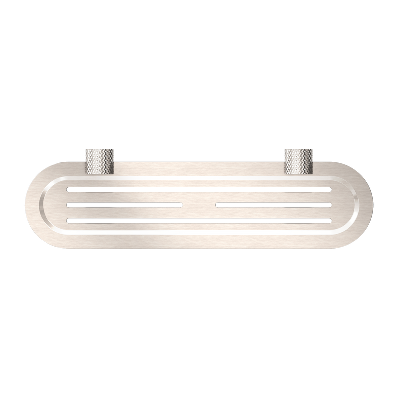 Opal Metal Shower Shelf Brushed Nickel