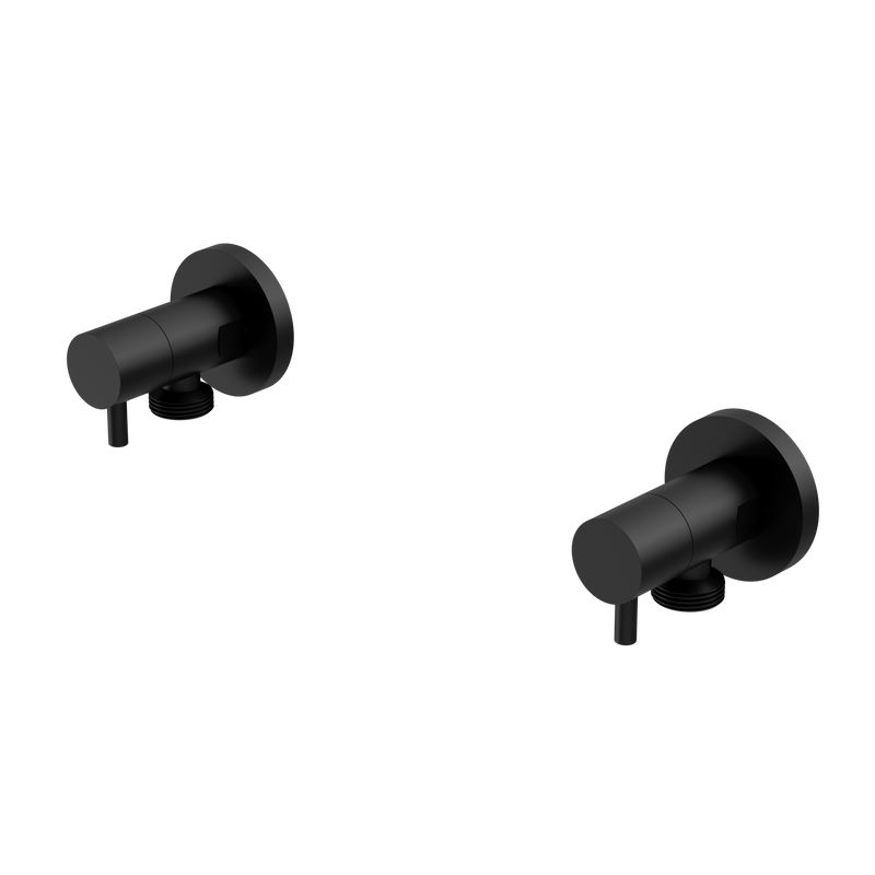 Washing Machine Tap Set Matte Black