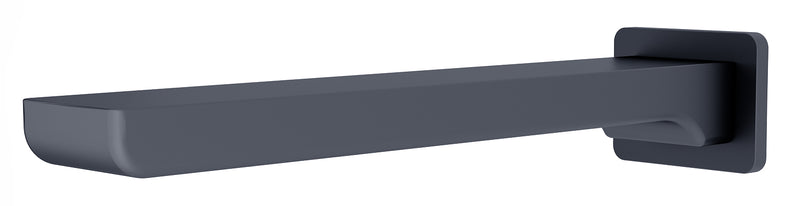 Celia Fixed Bath Spout Only Matte Black