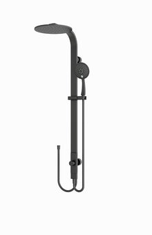 Astra Rain Round Twin Shower Double Hose Matte Black