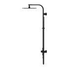 Astra Rain Square Twin Shower Single Hose Matte Black