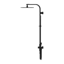 Astra Rain Square Twin Shower Double Hose Matte Black