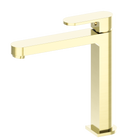 Ecco Tall Basin Mixer Brushed Gold