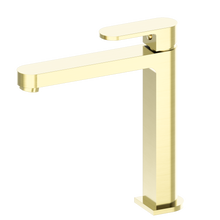 Ecco Tall Basin Mixer Brushed Gold