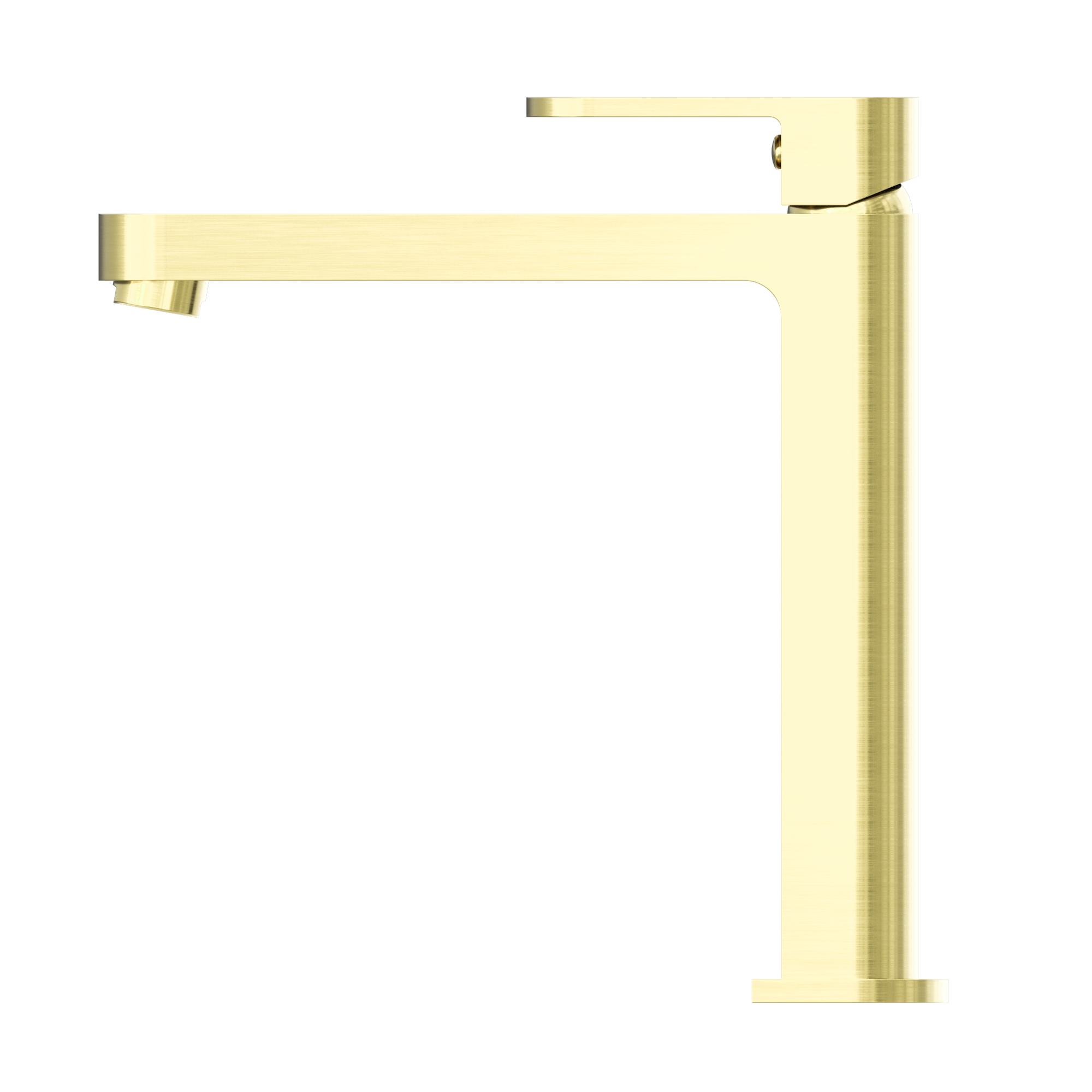 Ecco Tall Basin Mixer Brushed Gold