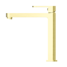 Ecco Tall Basin Mixer Brushed Gold