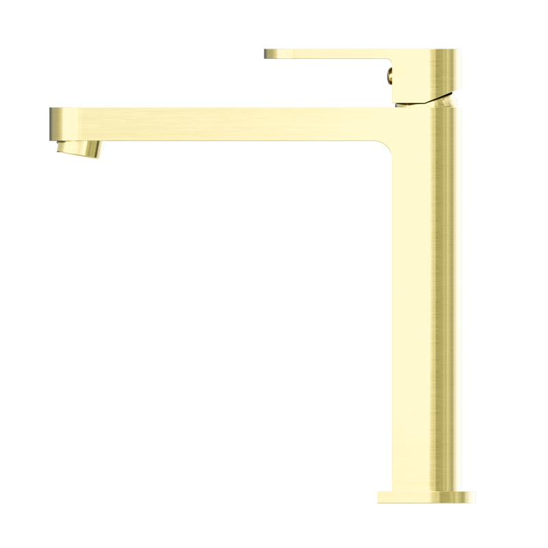 Ecco Tall Basin Mixer Brushed Gold