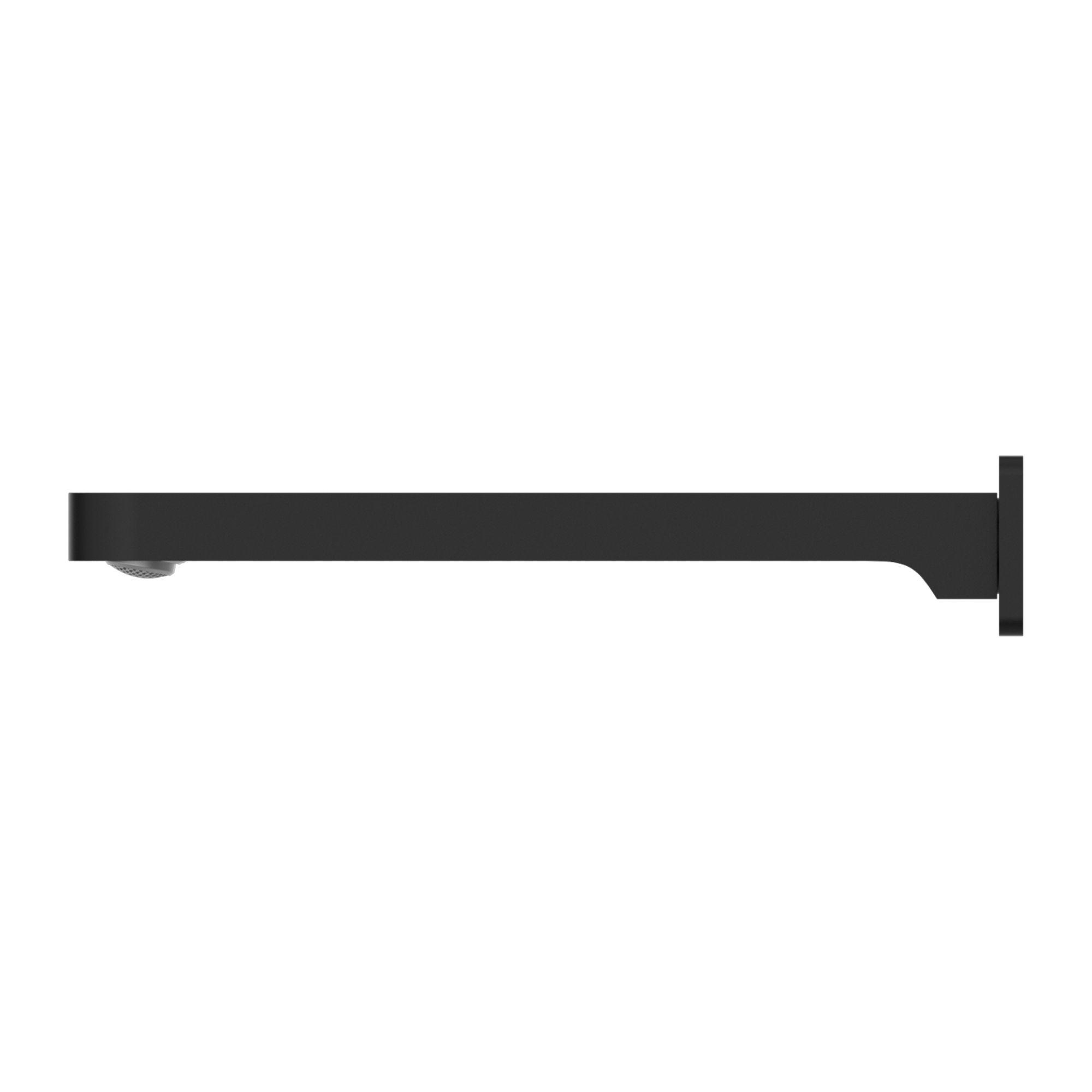 Ecco Fixed Bath Spout Only Matte Black