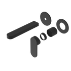 Ecco Wall Basin/Bath Mixer Separate Back Plate Trim Kits Only Matte Black