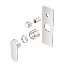 Ecco Shower Mixer With Diverter Trim Kits Only Brushed Nickel