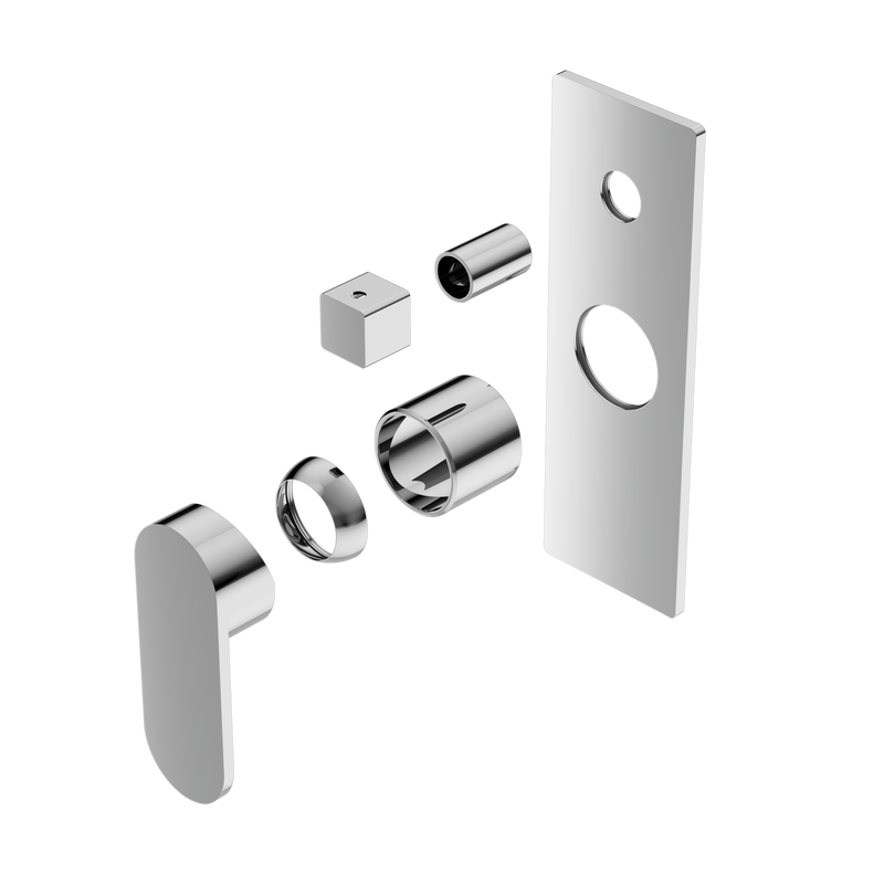 Ecco Shower Mixer With Diverter Trim Kits Only Chrome