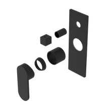 Ecco Shower Mixer With Diverter Trim Kits Only Matte Black