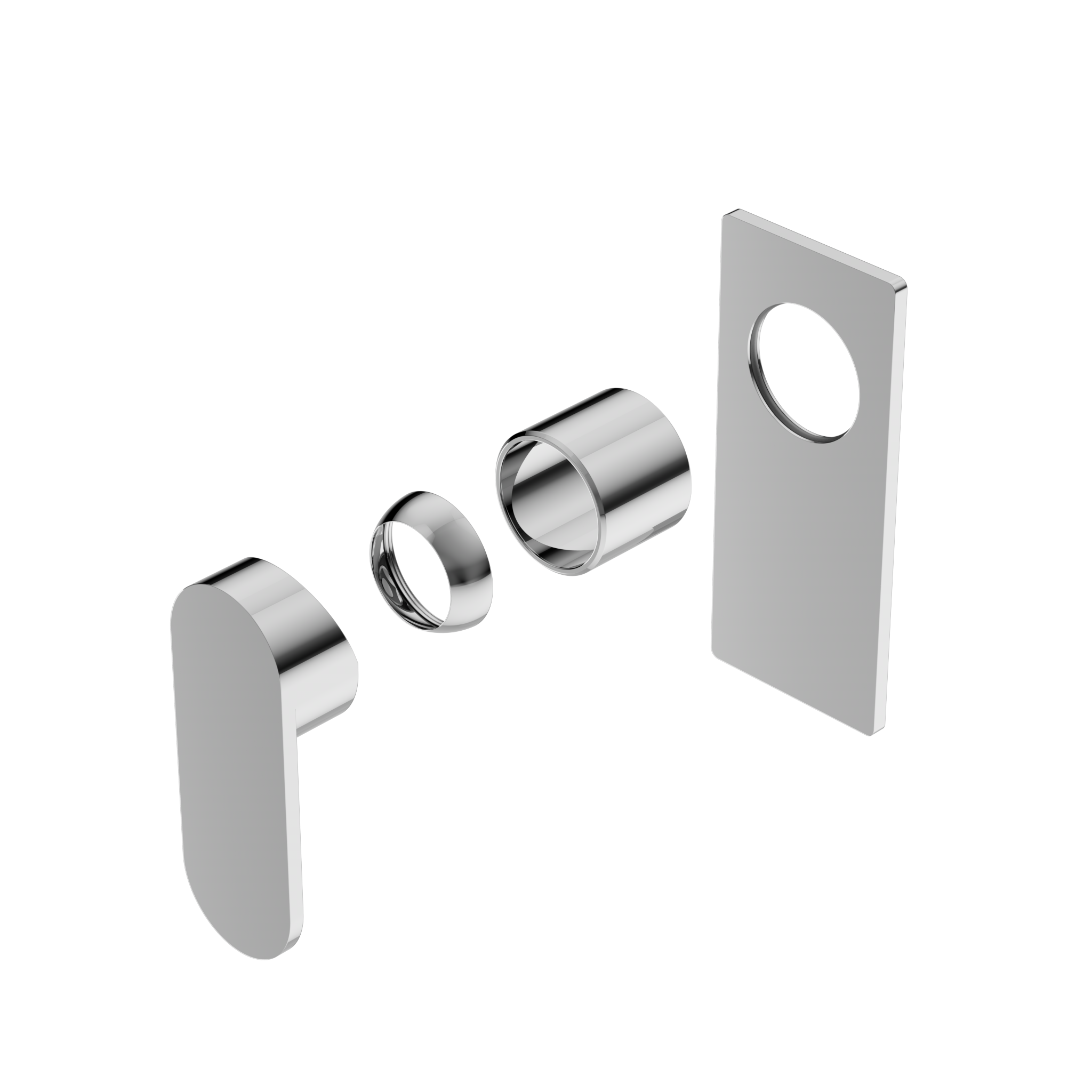 Ecco Shower Mixer Trim Kits Only Chrome