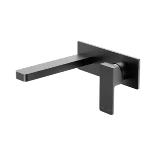 Celia Wall Basin/Bath Mixer Matte Black