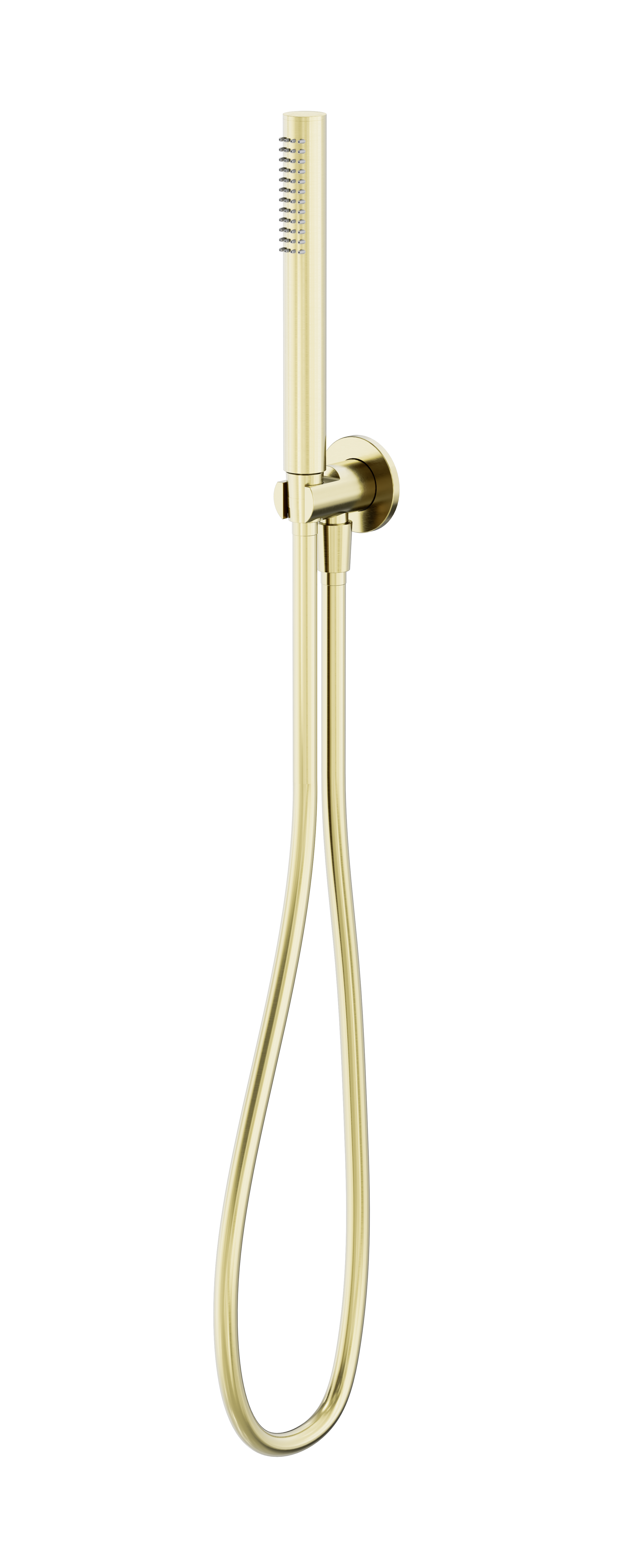 Slim Shower On Bracket Brushed Gold