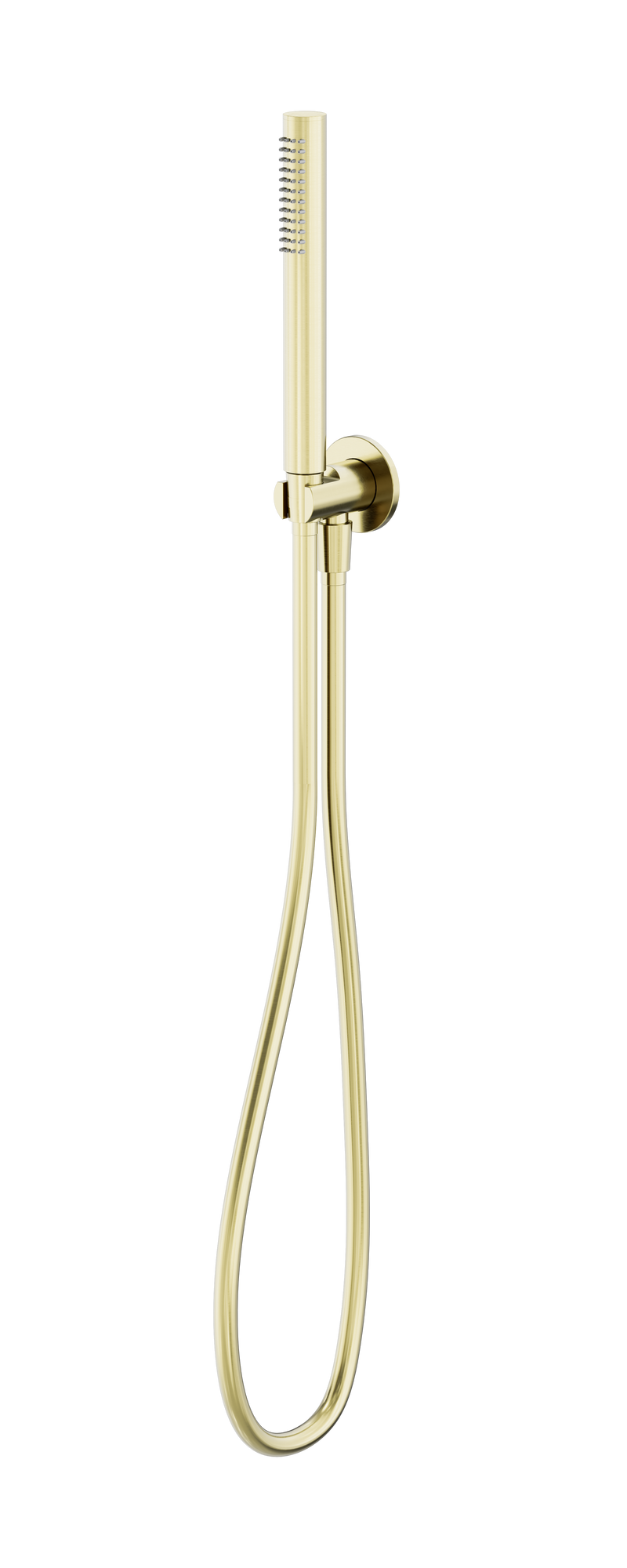 Slim Shower On Bracket Brushed Gold